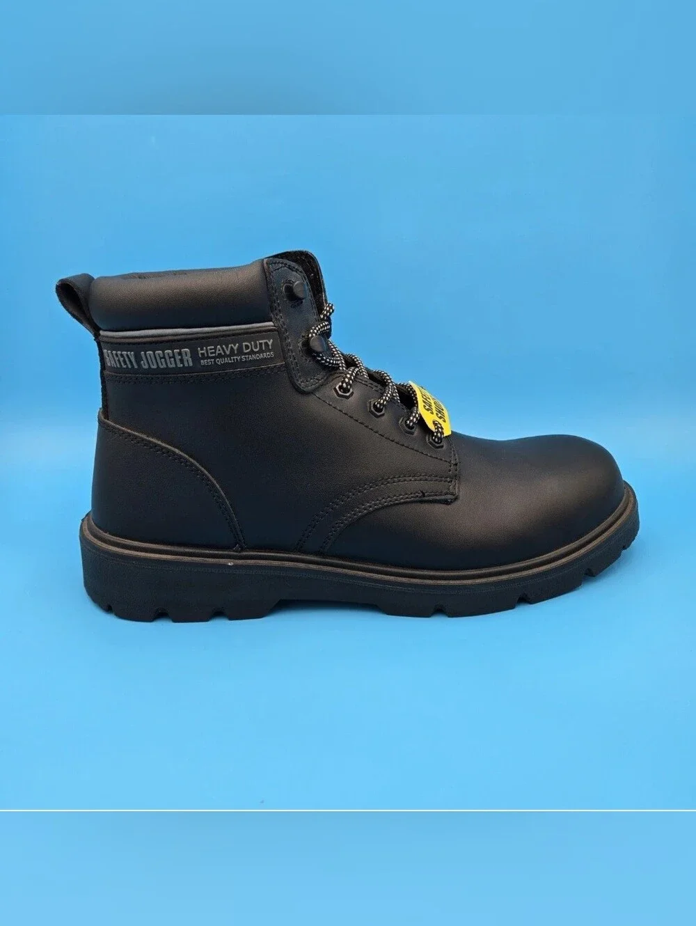 Men's Work Boots SAFETY JOGGER Black Steel Toe X1100N New